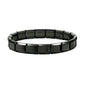 New Women's Men's Jewelry DIY 9MM Width Italian Elastic Charm Bracelet Solid Color Stainless Steel Fashion Bangle