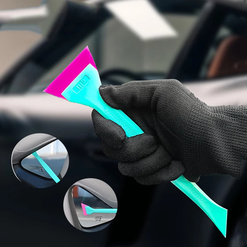 ALIWRAP 5/10Pairs Car Vinyl Wrap Gloves Anti-Static Window Tinting Film Install Gloves Fingertip Work Gloves Auto Wrapping Tools