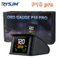 HD P10-PRO OBD2 HUD Car Head Up Display Digital Speedometer Auto On-board Computer With Speed RPM Temperature Voltage Alarm