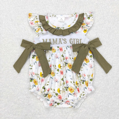 Wholesale Baby Girl Newborn Birthday Balloons Romper Bubble Embroidery Pink Plaid Bows Jumpsuit Kids Toddler Summer Clothes