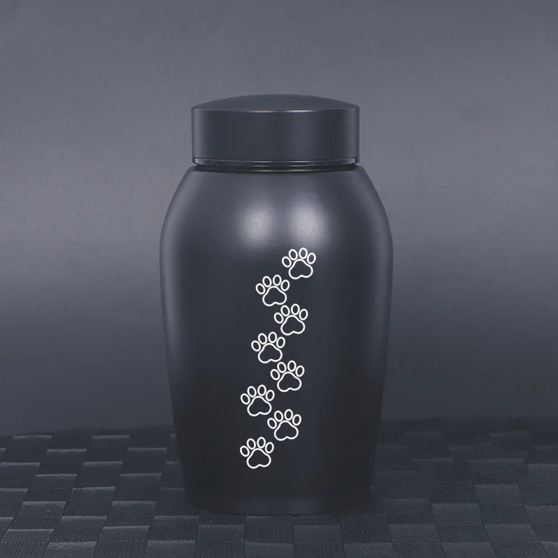 2025 Stainless Steel Dog Ashes Urn Dog Cat Bird Mouse Cremation Ashes Urn Pet Souvenir Jar Sealed Funeral for Dogs Supplies