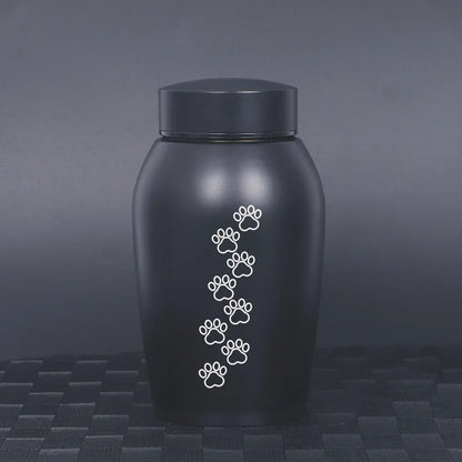 2025 Stainless Steel Dog Ashes Urn Dog Cat Bird Mouse Cremation Ashes Urn Pet Souvenir Jar Sealed Funeral for Dogs Supplies