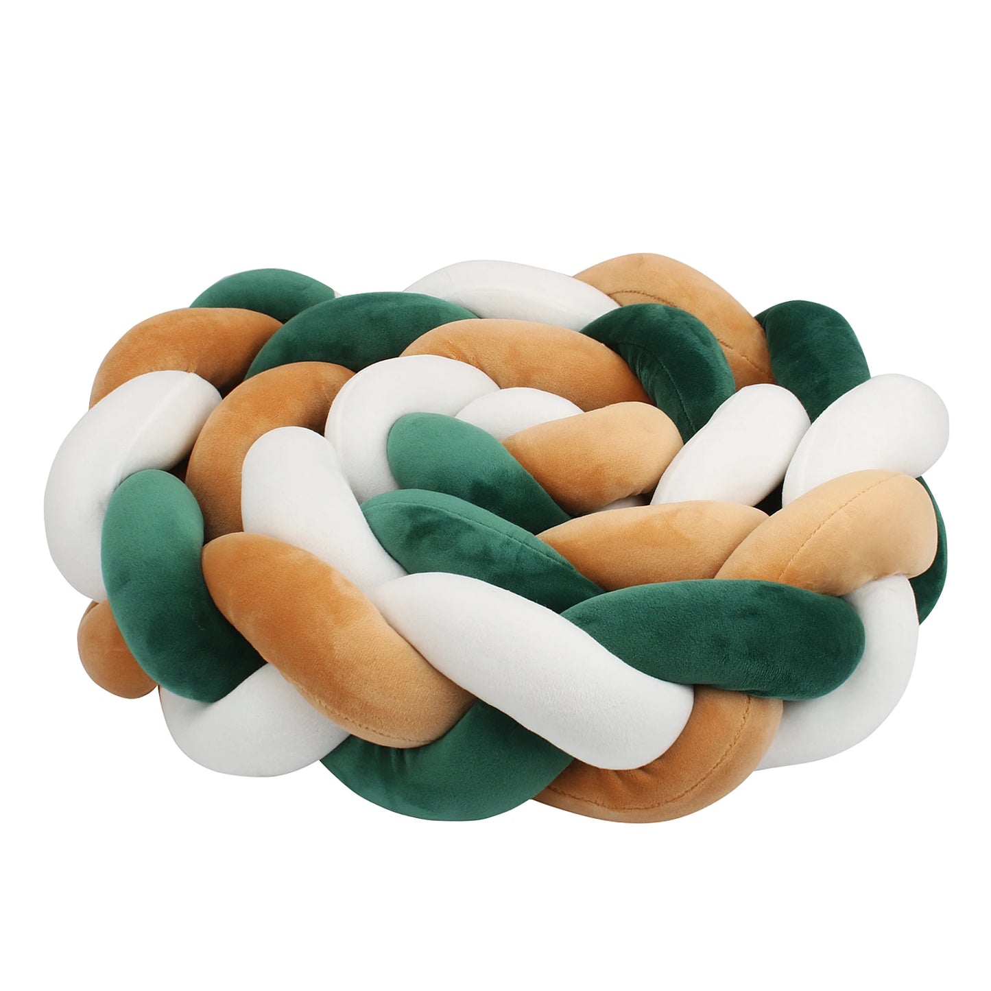 1-4M Baby Bumper Bed Braid Knot Pillow Cushion Bumper for Infant Crib Protector Cot Bumper Room Decor Crib Bedding Braid Set
