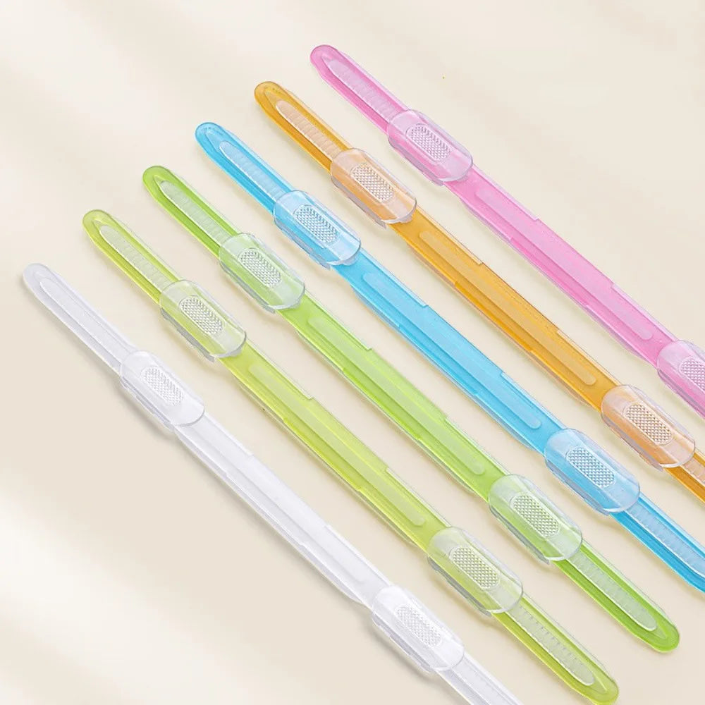 12pcs Binding Clips Strip Kawaii 2 Hole Loose Leaf Clips A4 Paper Fasteners DIY Scrapbook File Folder Notebook Accessories