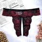 Sexy Crotchless Low Waist Thongs Invisible Lace Underwear Women Comfortable Panties Intimates Underpants Briefs Female Lingerie