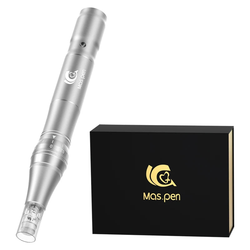 Microneedling Pen Electric Derma Pen With 12 Replacement Dermapen 36Pin Cartridges Adjustable Microneedle Professional Dermapen