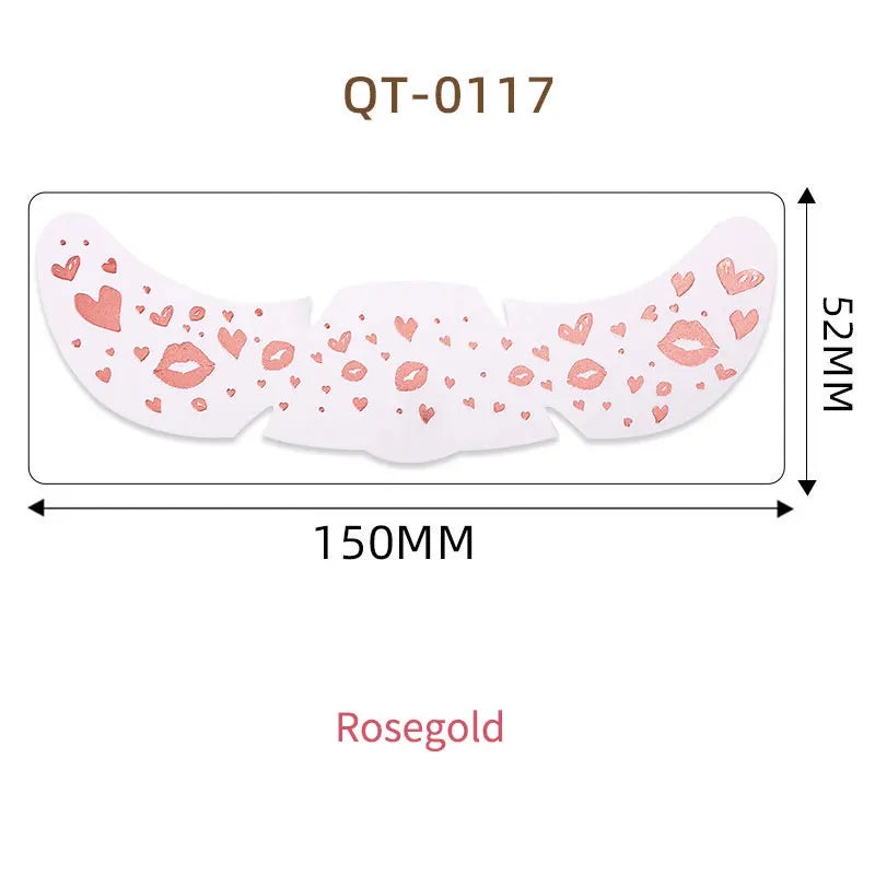 1pc Hot Stamping Freckles Makeup Sticker Metallic Radiation Golden Silver  Fake Freckles Temporary Tattoo Stickers Face Makeup