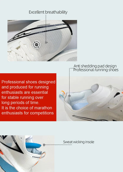 Marathon Men Running Shoes Carbon Board Speciality Sports Breathable Lightweight Women's Comfortable Athletic Chunta Sneakers