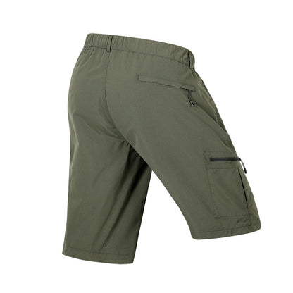 Summer Quick Dry Cargo Shorts Mens Lightweight Work Cargo Shorts Multi Pockets Waterproof Outdoor Hiking Fishing Shorts Male
