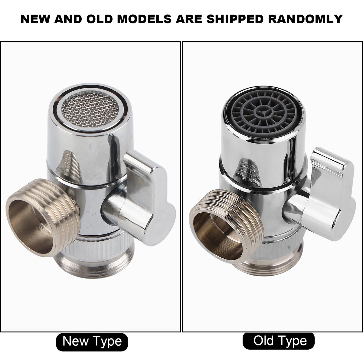 G1/2 Brass Bathroom Kitchen Basin Sink Faucet Splitter Diverter Valve To Hose Adapter M24 Outer Thread M22 Internal Thread