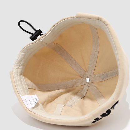 Cute Cat Ear Baby Docker Hat Cartoon Solid Color Toddler Brimless Cap Boy Girl Beanies Summer Cotton Kids Melon Landlord Hats
