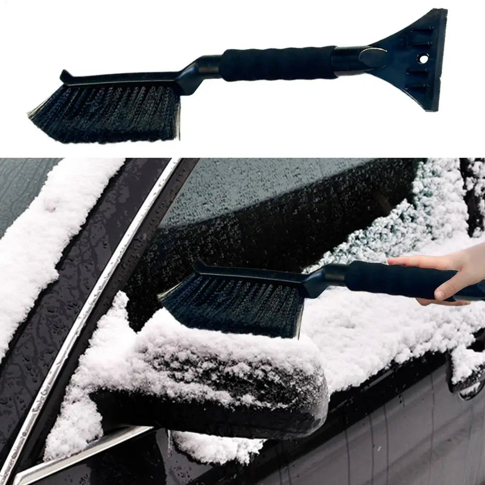 2 in 1 Car Snow Brush and Ice Scraper Car Scraper Snow Brush Ergonomic Foam Grip Window Ice Scraper Snow Cleaner For Car SUV