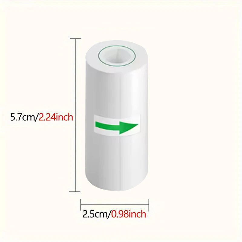 Thermal Printer Papers 57mm Color Papers for Camera Instant Print Kids Camera Printing Inkless Mini Portable Photo Printer