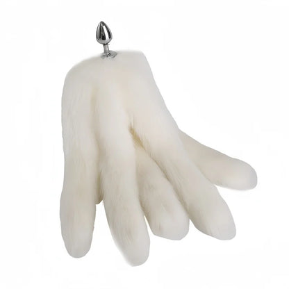 Sexy Multi Taile False Fox Tail with Separable Metal Butt Plug Anal Sex Toys for Couple BDSM Role Play Adult Products