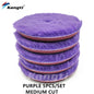 Kangti 5"(125mm)/6"(150mm) High Density Lambs Wool Polishing Pad for Car Waxing Buffing Finishing