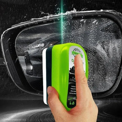 Crystal-Clear Windshields for European Cars: Glass Brush + Oil Film Remover (Front & Interior)