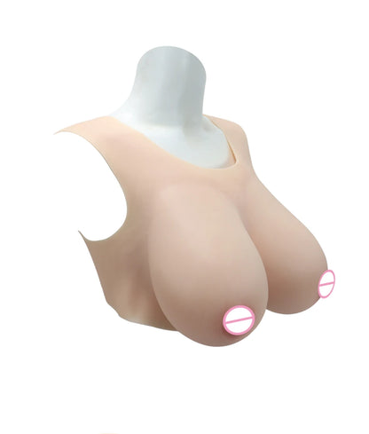Silicone Breast Forms Fake Boobs Artifical Huge Chest CDEGH Cup for Crossdresser Transvestite Sissy Drag Queen