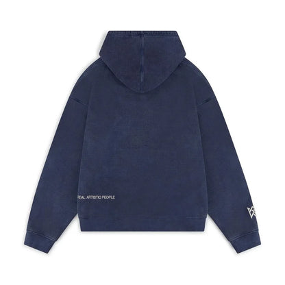 Y2K women's hooded sports shirt with letters and rhinestonespunk Gothic oversized sports shirtstreet washed and distressed