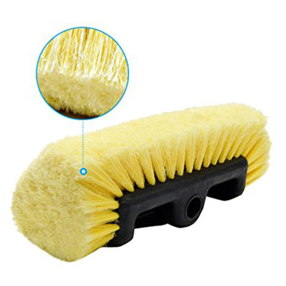 10" Car Wash Brush Head For Auto RV Truck Boat Camper Exterior Roof Window Washing Cleaning Brush Nylon Car Cleaning Tools