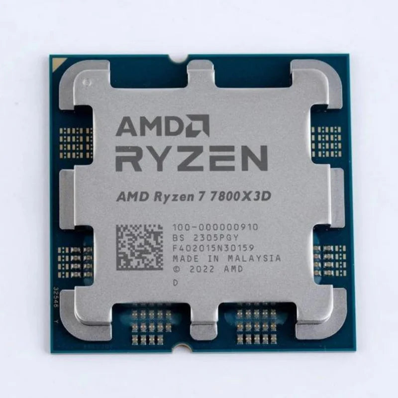 Ryzen 7 7800X3D CPU R7 7800X 3D Processor for A620 B650 B650E X670E 4.2 GHz 8-Core 16-Thread Socket AM5 7000 Series Bulk CPUs