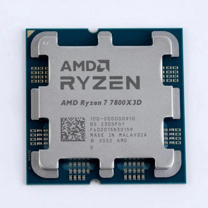 Ryzen 7 7800X3D CPU R7 7800X 3D Processor for A620 B650 B650E X670E 4.2 GHz 8-Core 16-Thread Socket AM5 7000 Series Bulk CPUs
