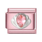 Pink Color Y2K Butterfly Star Bow Rabbit Heart Pendant Italian Charm Links Fit 9mm Stainless Steel Bracelet DIY Making Gifts