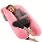 Ergonomic U Shape Pillow for Neck and Back Support, Maternity Pregnancy Body Pillow, Office Travel Sleeping Cushion for Adults