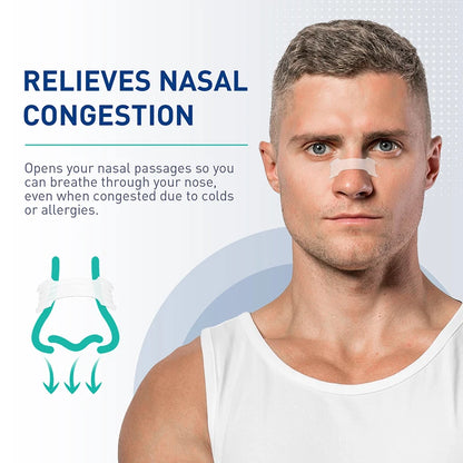 Extra Strength Sport Nasal Strips - Breathable Anti-Snoring Non-Invasive Sleep Aid for Adults And Children 30/90/150/300 PCS