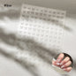 3D White Bowknot Flower Nail Art Sticker Ultra-thin Self-Adhesive Slider Summer Nail Art Decal Decoration DIY Manicure Accesorie
