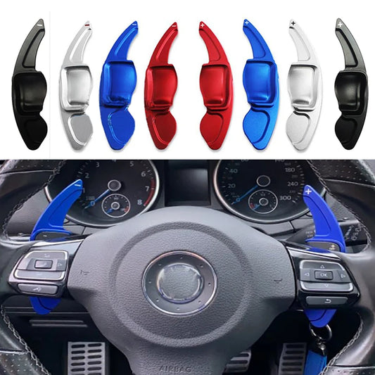 For VW Beetle Scirocco Touareg R32 Eos Sharan Tiguan R36 Golf 5 6 GTI R Polo Jetta Passat Car Steering Wheel Shift Paddle DSG