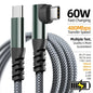 LAIHONEN 1PC USB C Cable 1M 2M 3M 10FT USB C Data Transfer 60W PD Fast Charging Cable for iPhone 15 15Plus 15Pro Max