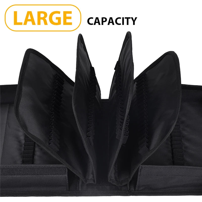 48/72/120/150/200 Holes Colored Lead Pencils Storage Bag Large Capacity Case Box Holder School Supplies Stationery Student