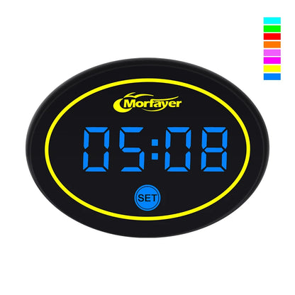 New Model Fashion Multi-functional  4-in-1 Motorcycle Touch Screen Voltmeter TIME TEMPERATURE With RGB