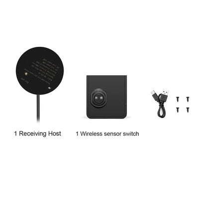 Wireless Moveable PIR Motion Sensor Switch USB Rechargeable DC12V-24V Work With Receiver Multi-pieces Linkage Use For LED Light