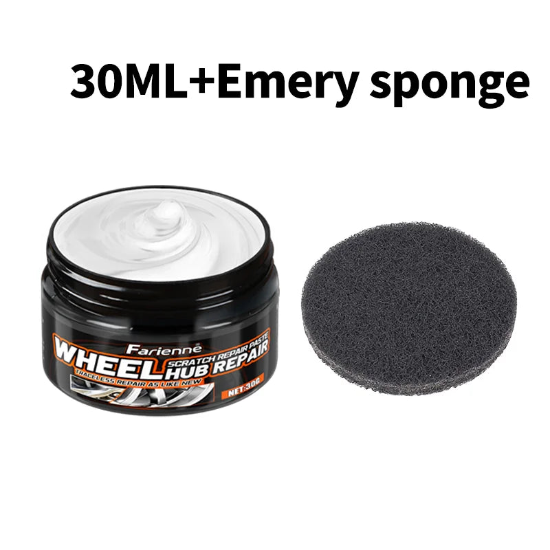 FARIENNE 30g Wheel Hub Scratch Repair Paste Waterproof Anti-Fouling Alloy Rim Refurbishment Cream For Car Wheel Scratch Removal