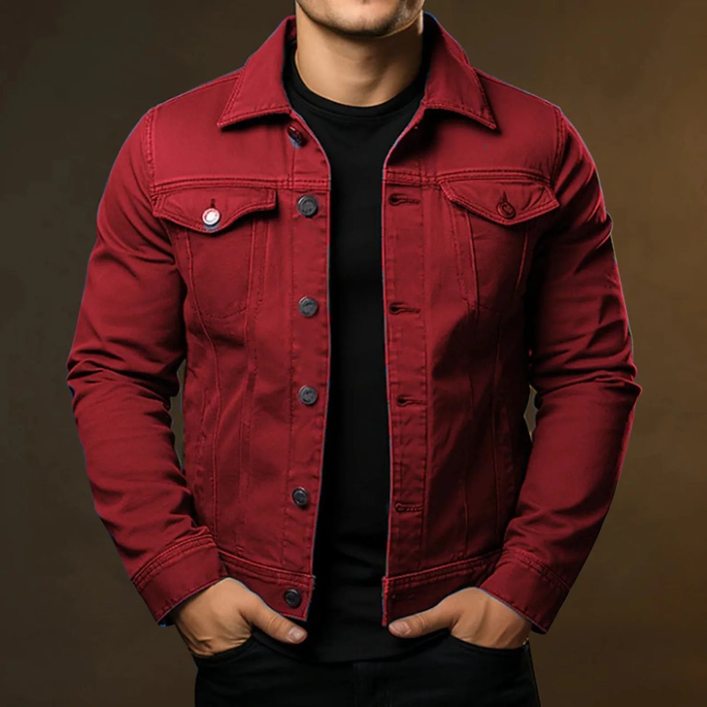 Men'S Casual Fashionable Outerwear Jacket Mens Medium Long Cotton Jacket Men'S Jackets Casual Daily Wear Jacket Ropa De Hombre