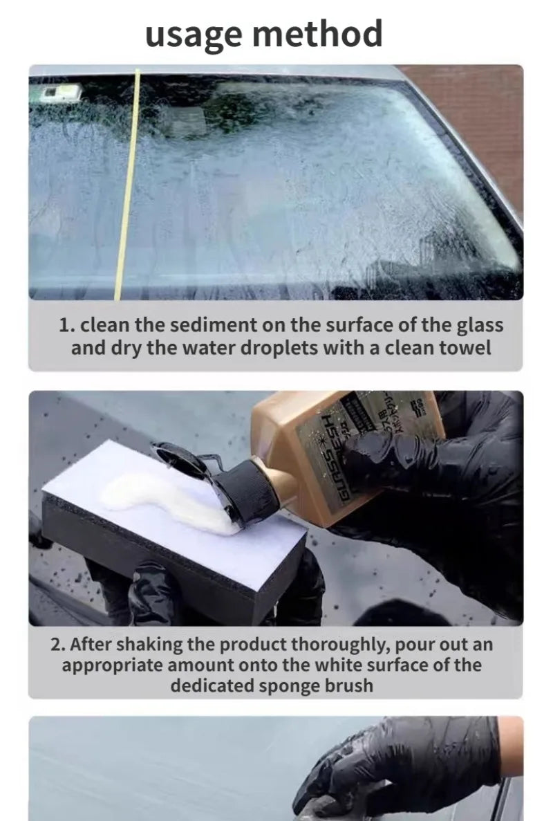 80ml Soft99 Car Glass Oil Film Remover Glaco Powerful Windshield Cleaner Car Windshield Cleaner Tool Window Glass Cleaner