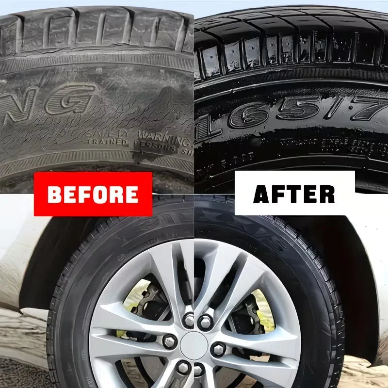Car Plastic Shine Paste - Multi-Purpose Interior And Exterior Trim Renewal Wax, Helps Restore Glossy End for Doors, Dashboards