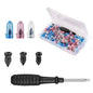 Universal Vacuum Car Tyre Repair Rubber Nail Tire for Car Electric Vehicle Vacuum Tire Puncture Quick Fix Tool Kit