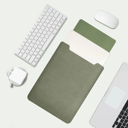 13 14 15 inch Laptop Sleeve Case Ultra Thin PU Leather Ultrabook Cover Shockproof Notebook Bag Protective Pouch