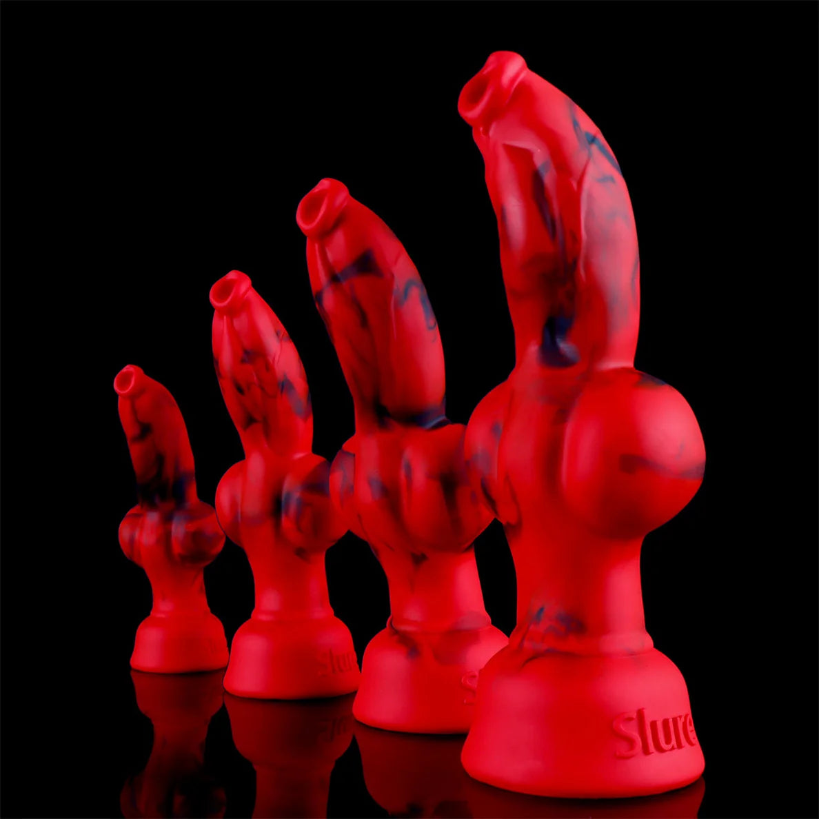 18+ Soft Silicone Dog Knot Dildo Penis Animal Dildo Realistic Gigante Sexy Adult Red Black Colors Big Dildos Sexy TоY Xxl Sextoy