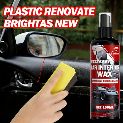 Car Interior Polish Spray – a Versatile Polishing Agent Suitable for Dashboards, Leather Seats, Plastic Trims, And Various Surfa