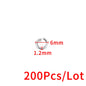 1.2mmThickness Open Jump Rings Width 6mm~12mm Stainless Steel Jewerly Making Supplies Accessorie DIY Necklace Connector Findings
