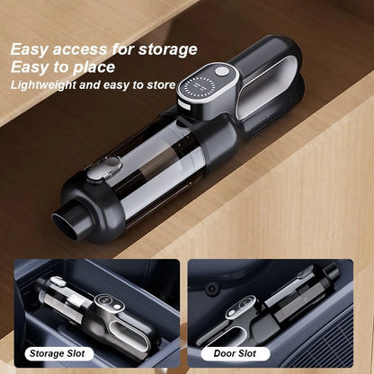 Handheld Wireless Vacuum Cleaner Strong Suction Mini Car and Home 18000Pa LED Screen Display Vacuum Cleaner One-Key Car Home Office Pet
