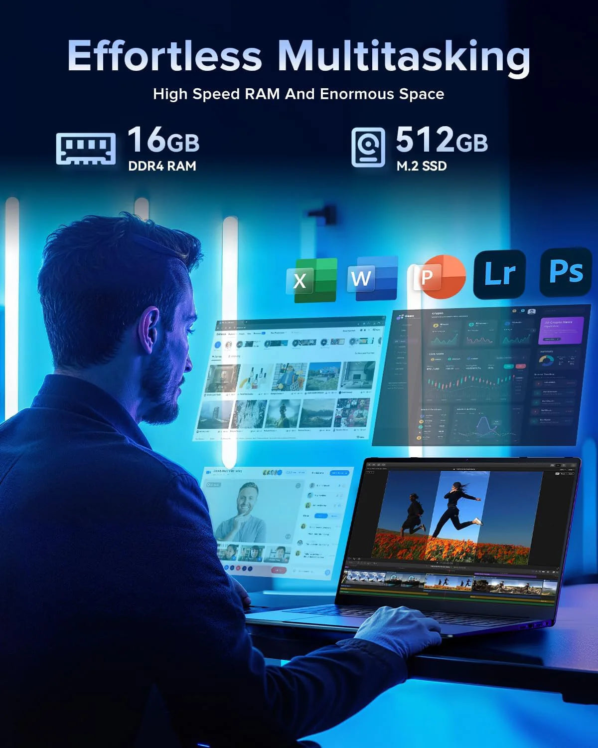 15.6'' Intel Core I9 10980HK Gaming Laptop Windows 11 16GB RAM 1TB 2TB SSD Fingerprint Unlock Computer Backlight Office Laptop P