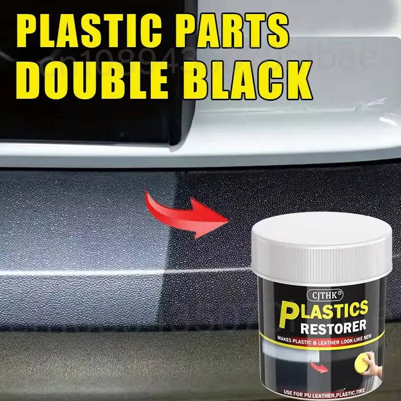 Car Plastic Restorer Back To Black Gloss Auto Interior Leather & Panel Renewal Wax Coating Agent Auto Polish And Repair Coating