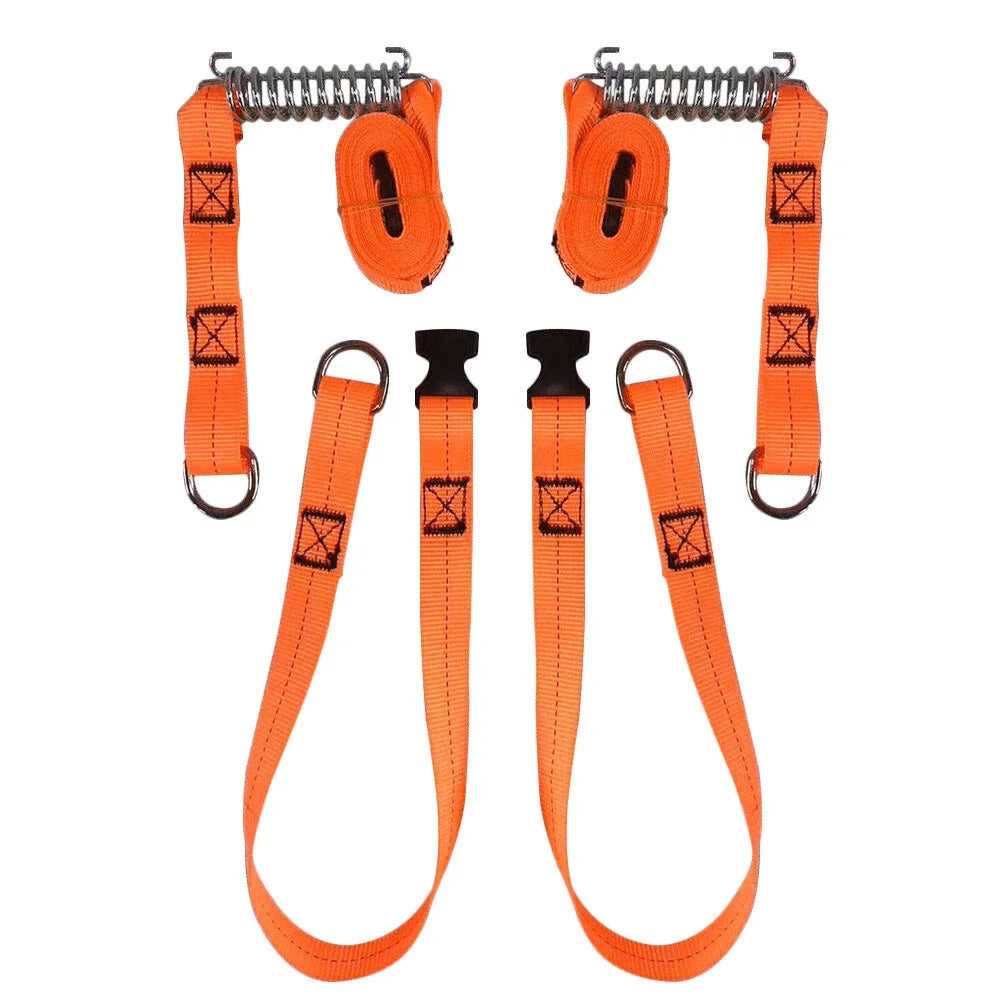 Adjustable Storm Straps Kits Orange Tensioner Awning Tie Down Caravan Motorhome Outdoor Camping Tool RV Accessories