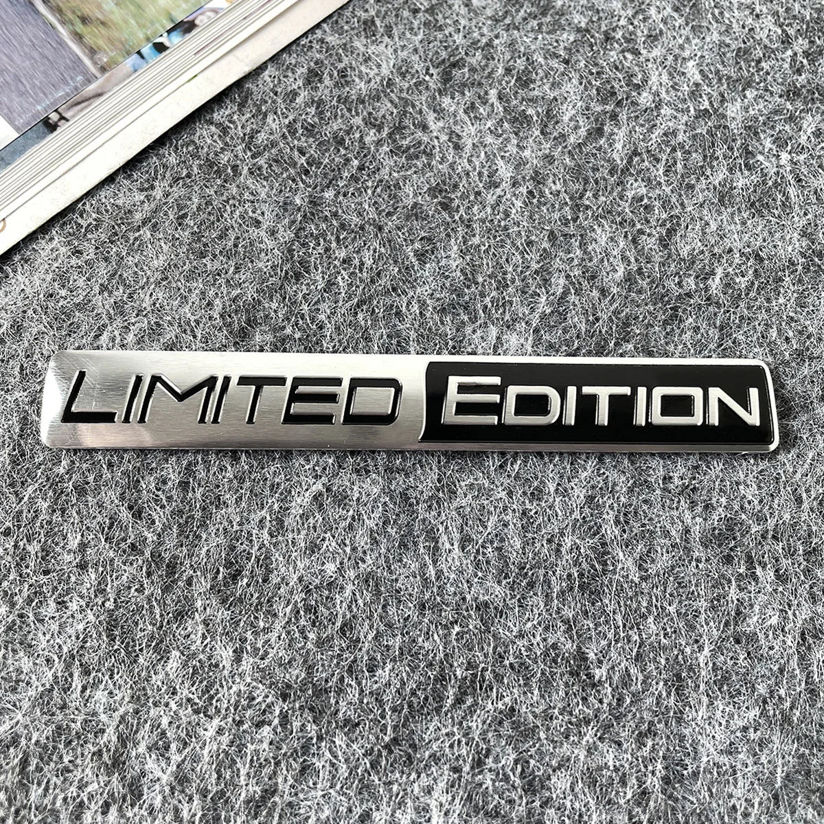 3D Aluminium Limited Edition Emblem Metal Sticker Car Body Rear Window Refit Decoration Decal Motorcycle Sticker