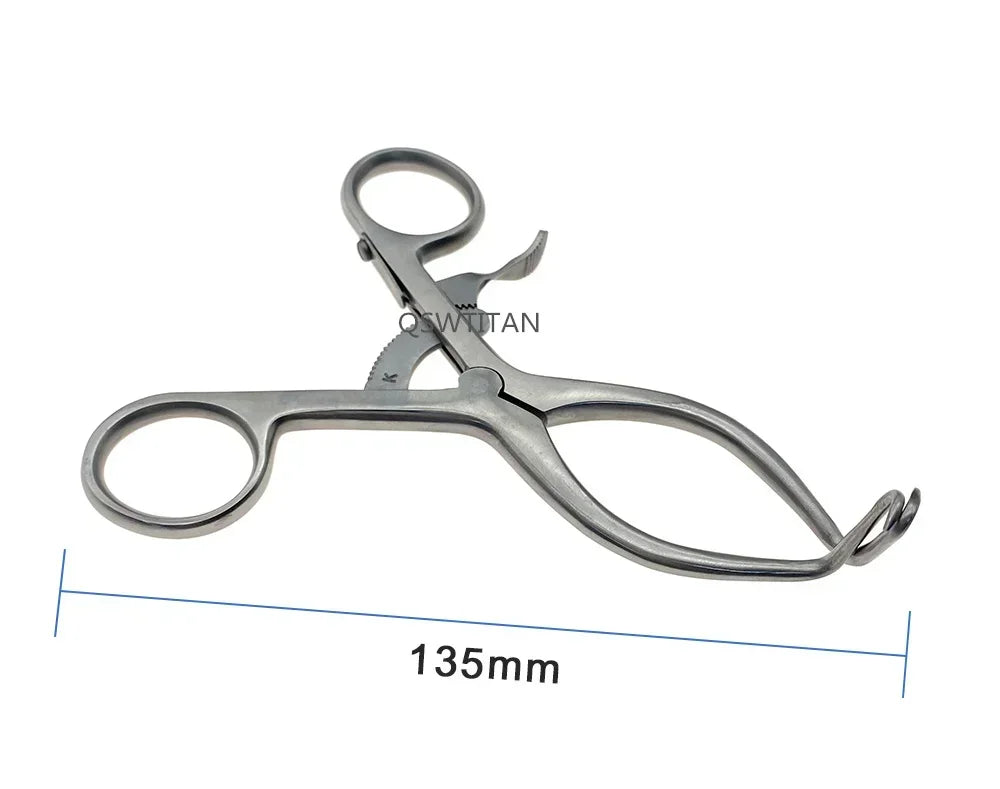 Stainless Steel Weitlaner Retractor 2 Claws Self-Retaining Retractor Orthopedic Bone Retractor Veterinary Surgical Instruments