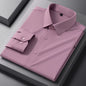High Stretch Anti-Wrinkle Men's Shirts Long Sleeve Dress Shirts Men Fit Social Business Blouse Social Shirt Men Clothing S-4XL